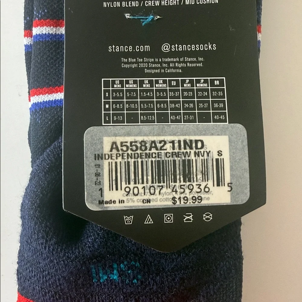 Stance Assortment of Socks. 3 Pairs. Small